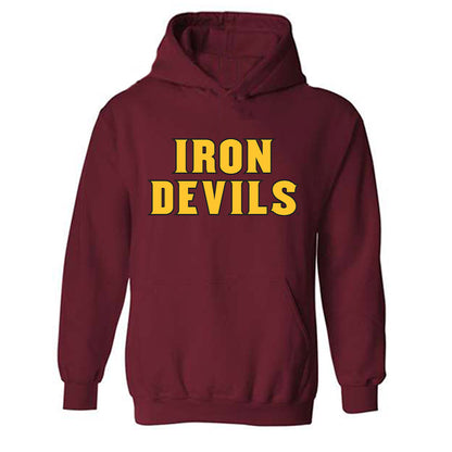 Arizona State - NCAA Wrestling : Cael Valencia - Replica Shersey Hooded Sweatshirt