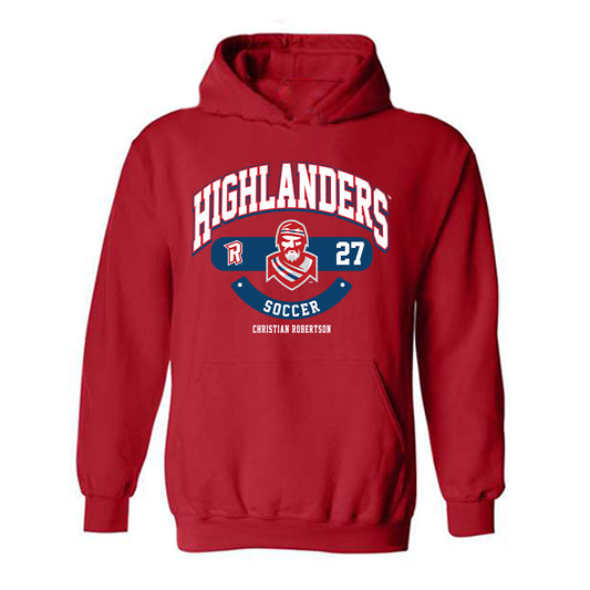 Radford - NCAA Men's Soccer : Christian Robertson - Classic Fashion Shersey Hooded Sweatshirt-0