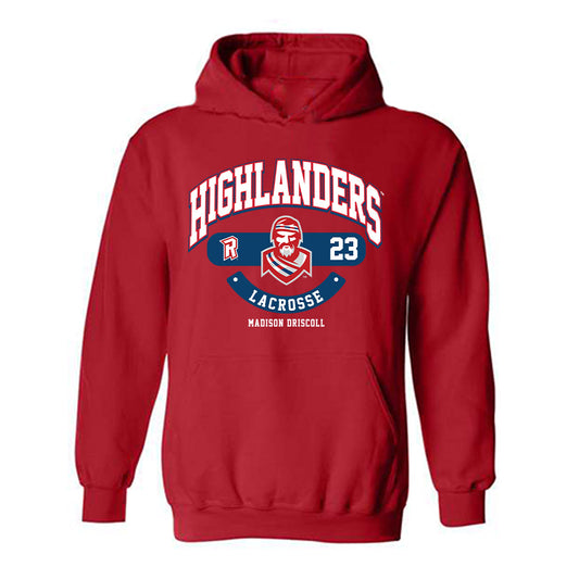 Radford - NCAA Women's Lacrosse : Madison Driscoll - Classic Fashion Shersey Hooded Sweatshirt-0
