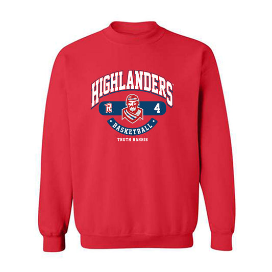 Radford - NCAA Men's Basketball : Truth Harris - Classic Fashion Shersey Crewneck Sweatshirt