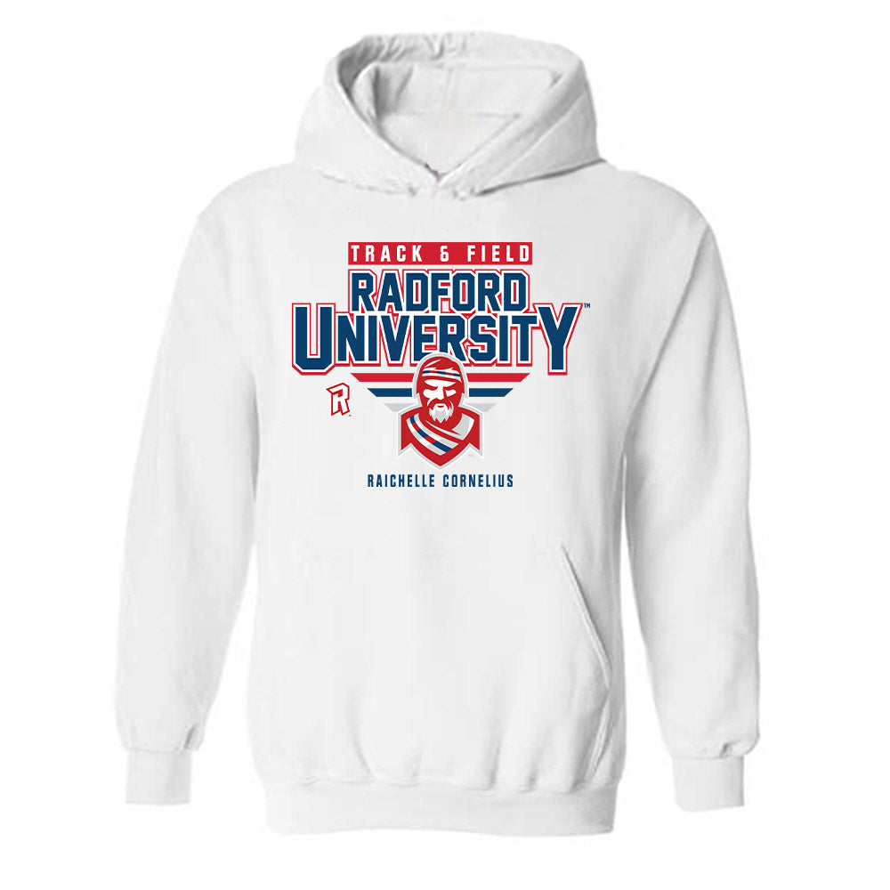 Radford - NCAA Women's Track & Field : Raichelle Cornelius - Classic Fashion Shersey Hooded Sweatshirt-0