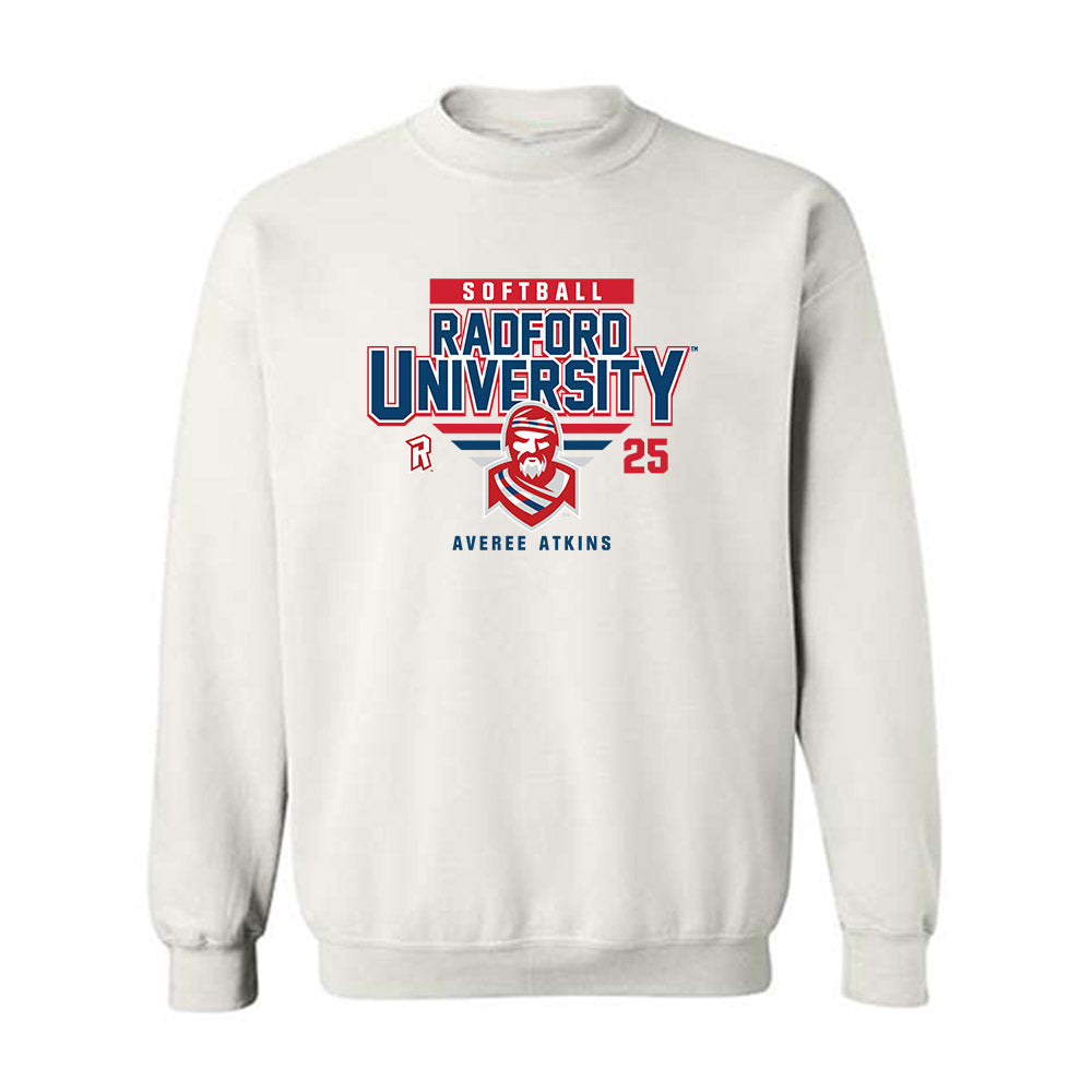 Radford - NCAA Softball : Averee Atkins - Classic Fashion Shersey Crewneck Sweatshirt