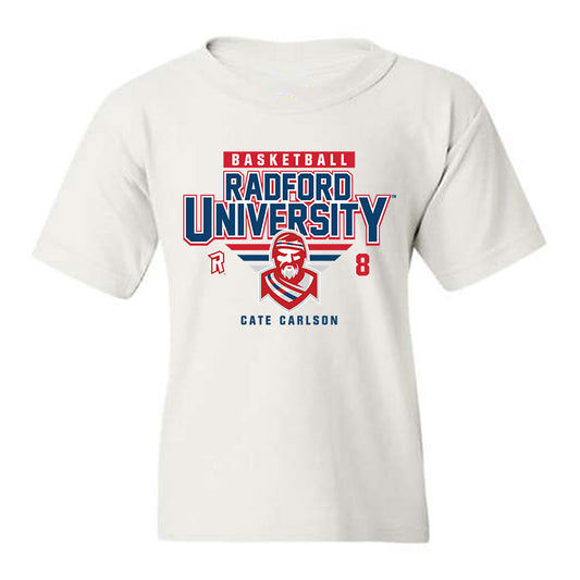 Radford - NCAA Women's Basketball : Cate Carlson - Classic Fashion Shersey Youth T-Shirt-0