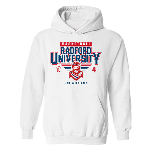 Radford - NCAA Women's Basketball : Joi Williams - Classic Fashion Shersey Hooded Sweatshirt