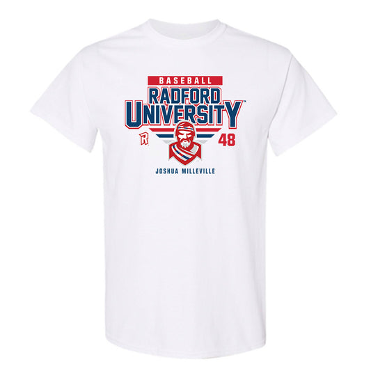  - NCAA Baseball : Joshua Milleville - Classic Fashion Shersey T-Shirt-0