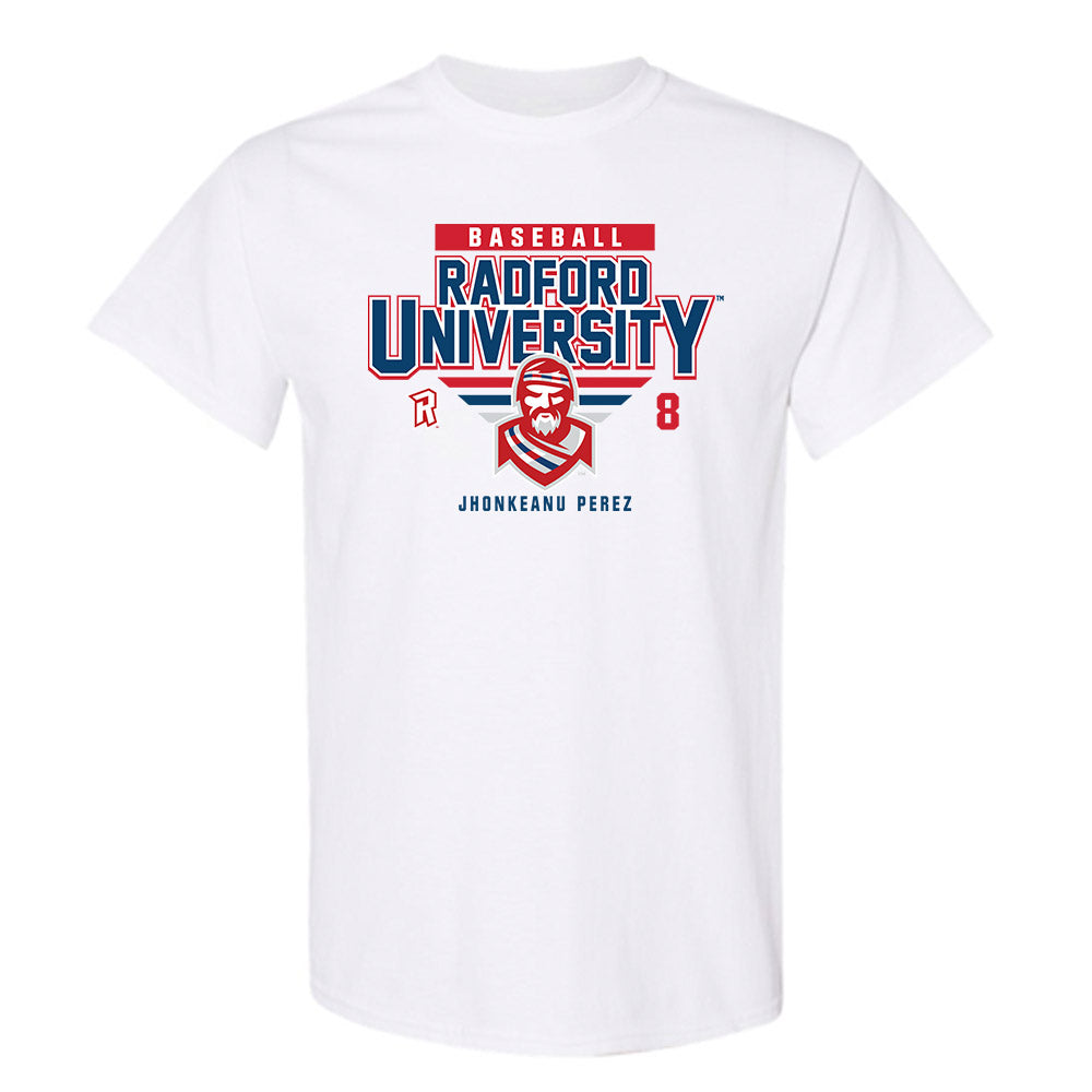 Radford - NCAA Baseball : Jhonkeanu Perez - Classic Fashion Shersey T-Shirt