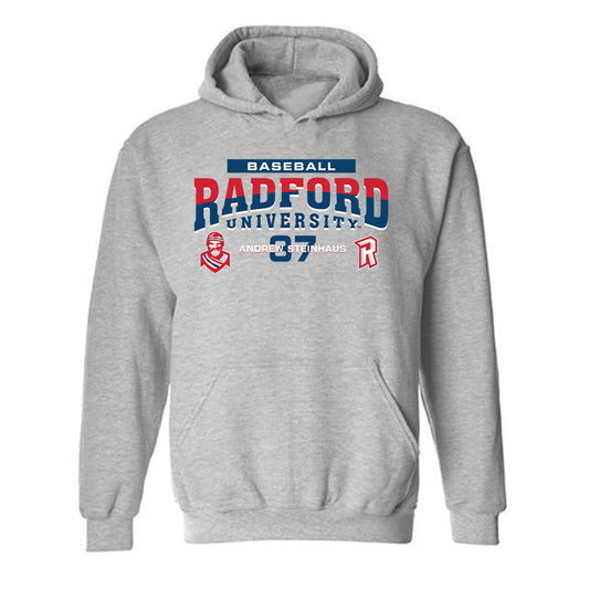 Radford - NCAA Baseball : Andrew Steinhaus - Classic Fashion Shersey Hooded Sweatshirt