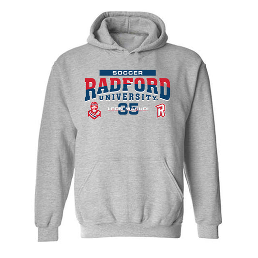 Radford - NCAA Men's Soccer : Leon Masudi - Classic Fashion Shersey Hooded Sweatshirt-0