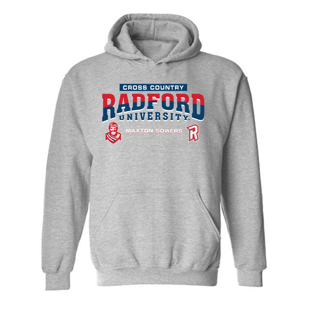 Radford - NCAA Men's Cross Country : Maxton Sowers - Classic Fashion Shersey Hooded Sweatshirt-0