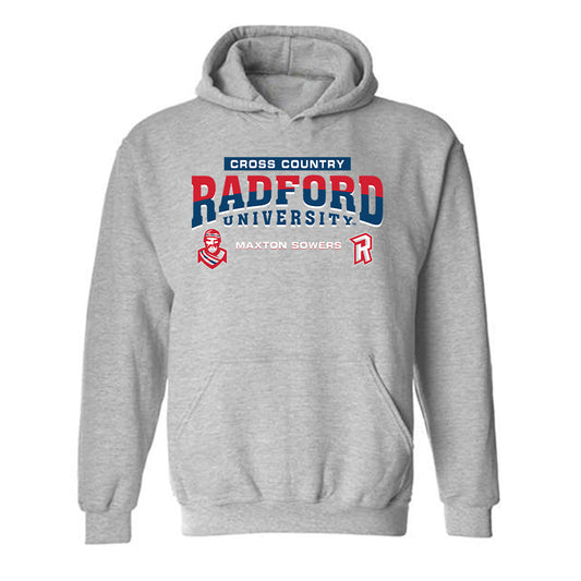 Radford - NCAA Men's Cross Country : Maxton Sowers - Classic Fashion Shersey Hooded Sweatshirt-0