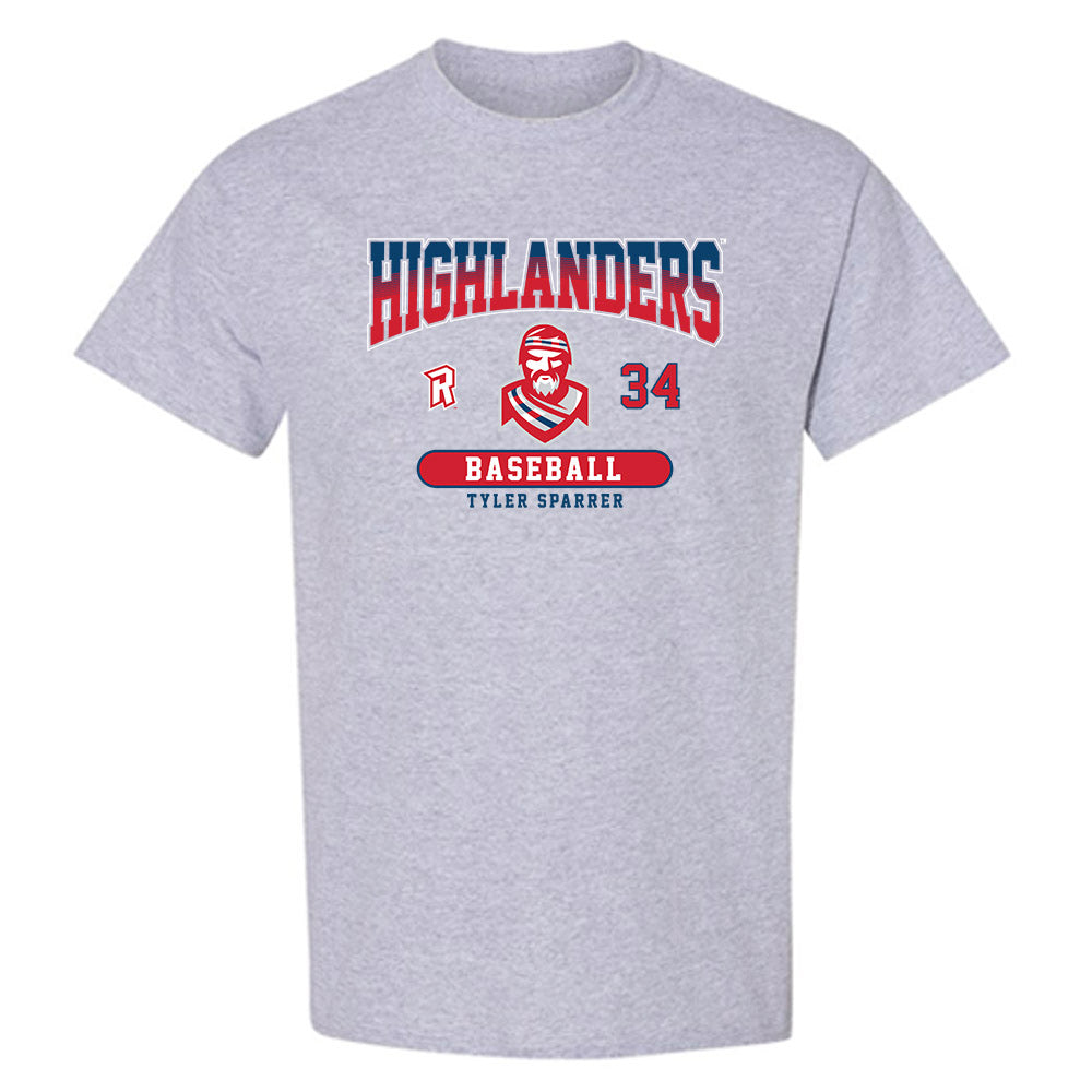 Radford - NCAA Baseball : Tyler Sparrer - Classic Fashion Shersey T-Shirt-0
