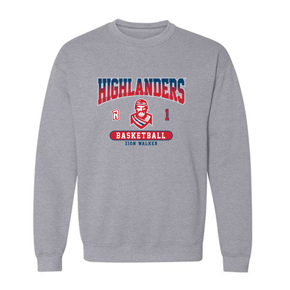 Radford - NCAA Men's Basketball : Zion Walker - Classic Fashion Shersey Crewneck Sweatshirt