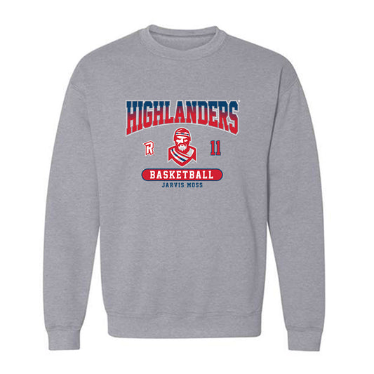 Radford - NCAA Men's Basketball : Jarvis Moss - Classic Fashion Shersey Crewneck Sweatshirt