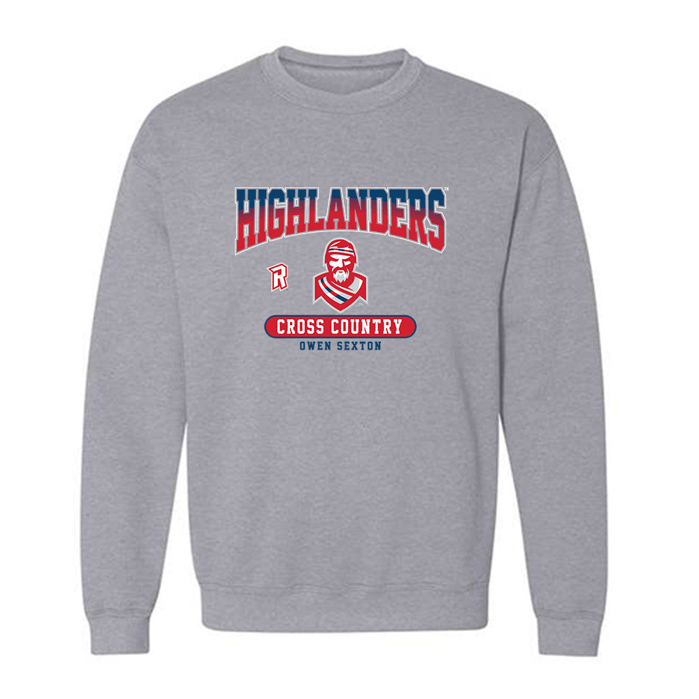 Radford - NCAA Men's Cross Country : Owen Sexton - Classic Fashion Shersey Crewneck Sweatshirt-0