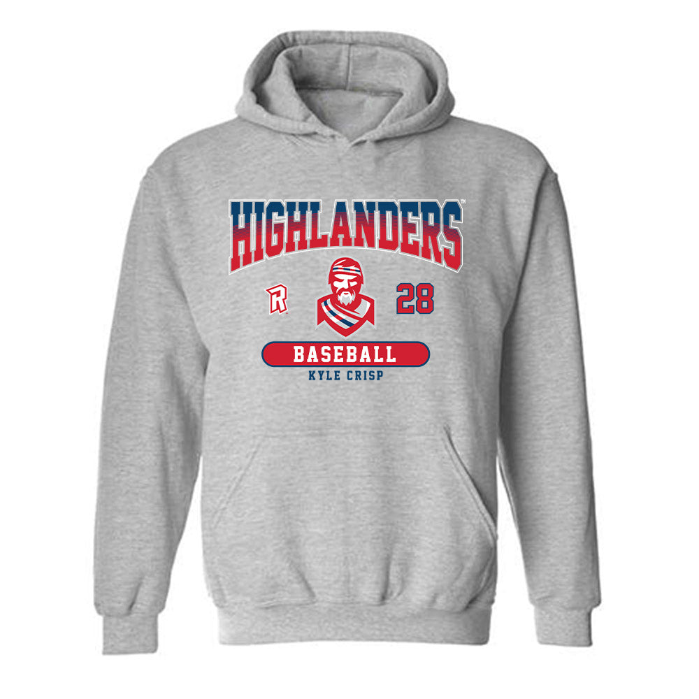 Radford - NCAA Baseball : Kyle Crisp - Classic Fashion Shersey Hooded Sweatshirt-0