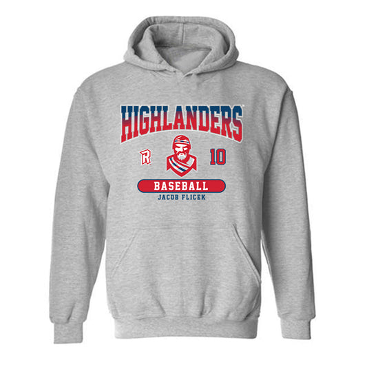 Radford - NCAA Baseball : Jacob Flicek - Classic Fashion Shersey Hooded Sweatshirt