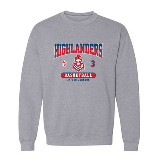 Radford - NCAA Men's Basketball : Jaylon Johnson - Classic Fashion Shersey Crewneck Sweatshirt-0