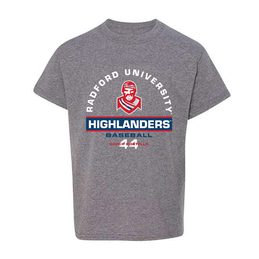 Radford - NCAA Baseball : Corey Costello - Classic Fashion Shersey Youth T-Shirt-0