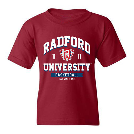 Radford - NCAA Men's Basketball : Jarvis Moss - Classic Fashion Shersey Youth T-Shirt