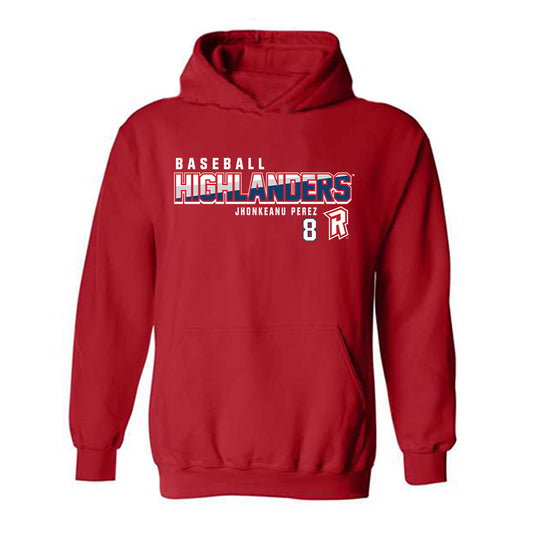 Radford - NCAA Baseball : Jhonkeanu Perez - Classic Fashion Shersey Hooded Sweatshirt