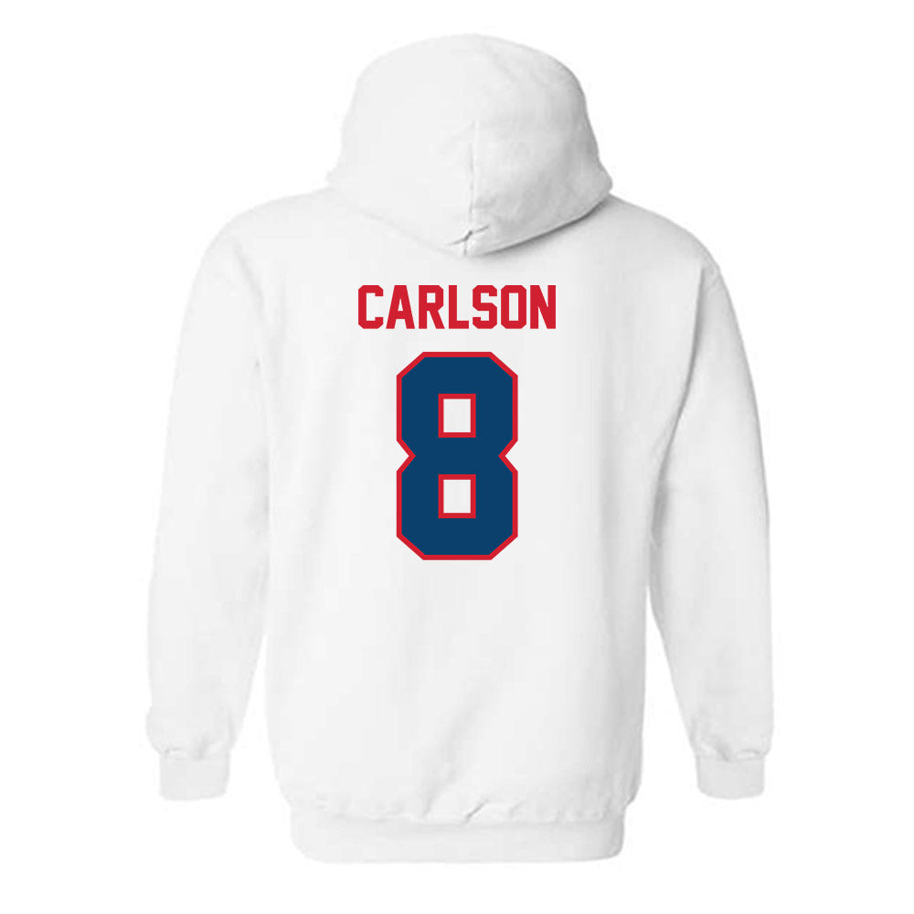 Radford - NCAA Women's Basketball : Cate Carlson - Classic Shersey Hooded Sweatshirt-1