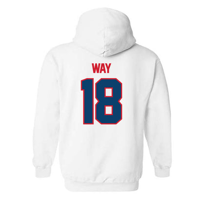 Radford - NCAA Baseball : Trey Way - Classic Shersey Hooded Sweatshirt-1