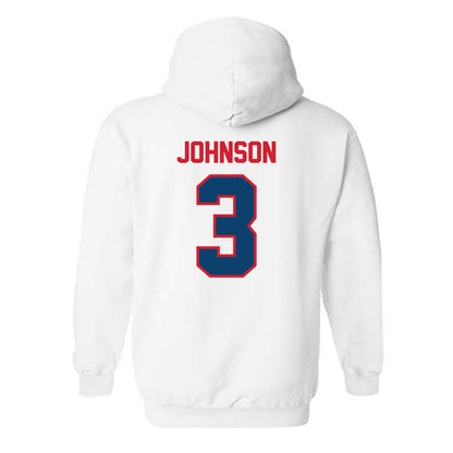 Radford - NCAA Men's Basketball : Jaylon Johnson - Classic Shersey Hooded Sweatshirt-1