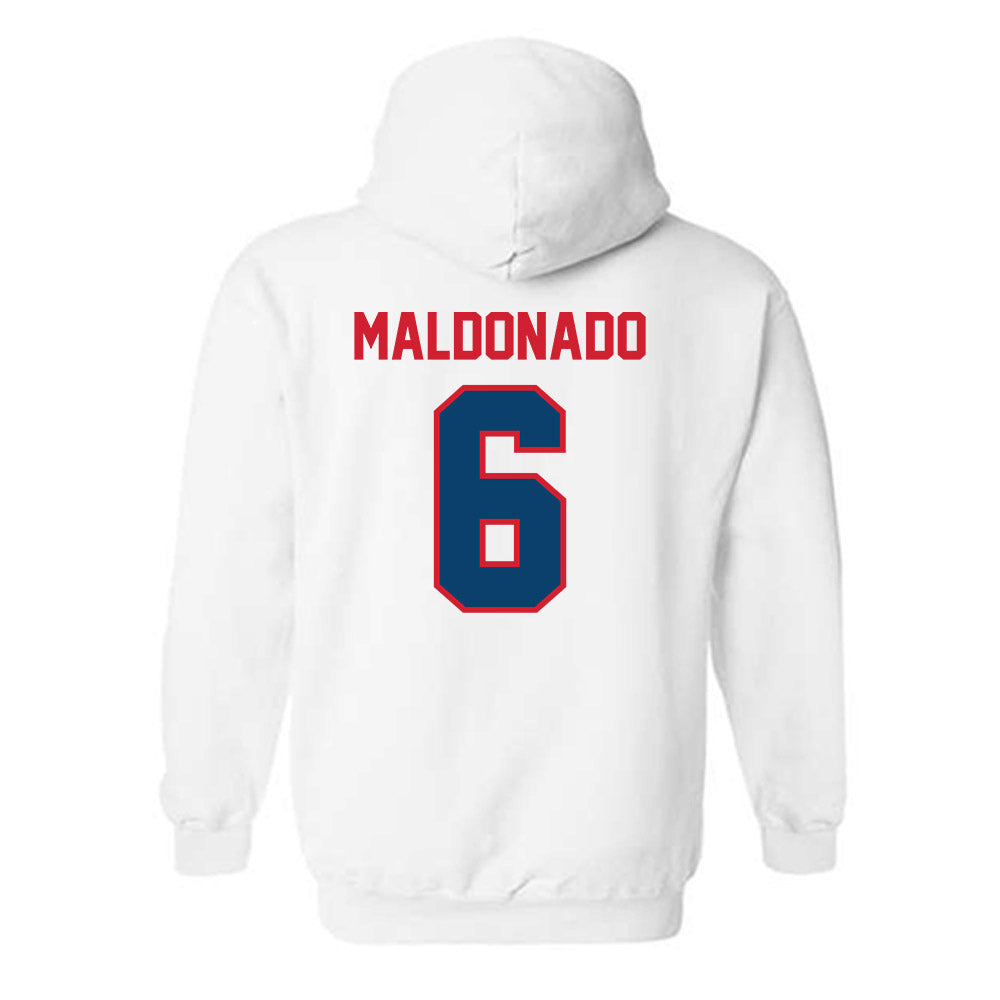 Radford - NCAA Men's Soccer : Jan Maldonado - Classic Shersey Hooded Sweatshirt-1