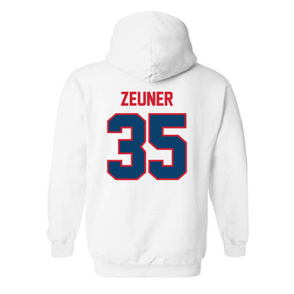 Radford - NCAA Women's Lacrosse : Ava Zeuner - Classic Shersey Hooded Sweatshirt-1