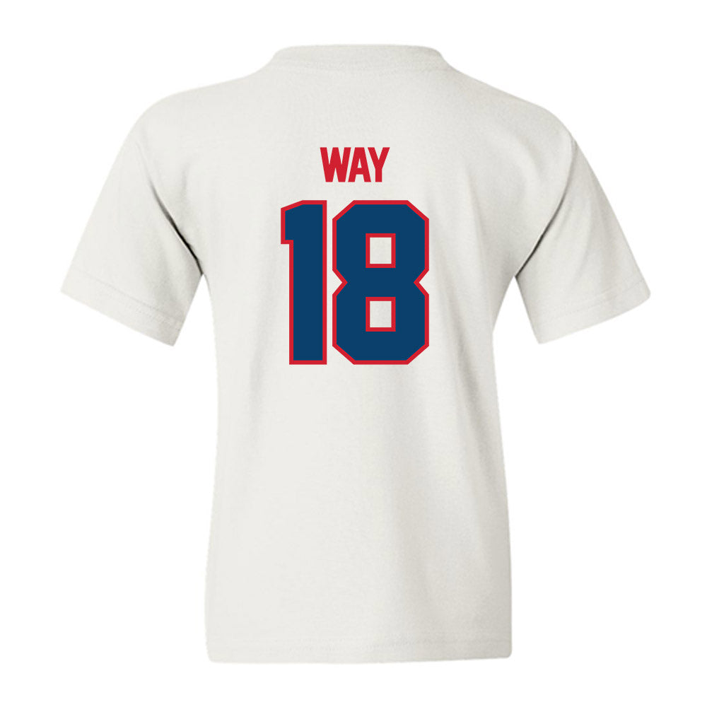 Radford - NCAA Baseball : Trey Way - Classic Shersey Youth T-Shirt-1