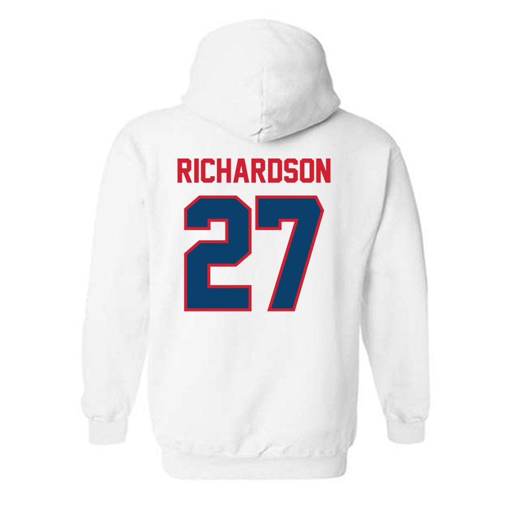 Radford - NCAA Baseball : Carter Richardson - Classic Shersey Hooded Sweatshirt-1