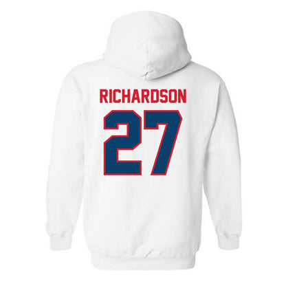 Radford - NCAA Baseball : Carter Richardson - Classic Shersey Hooded Sweatshirt-1