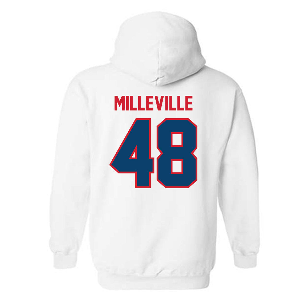  - NCAA Baseball : Joshua Milleville - Classic Shersey Hooded Sweatshirt-1