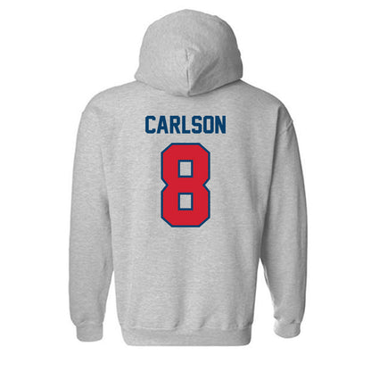 Radford - NCAA Women's Basketball : Cate Carlson - Classic Shersey Hooded Sweatshirt-1