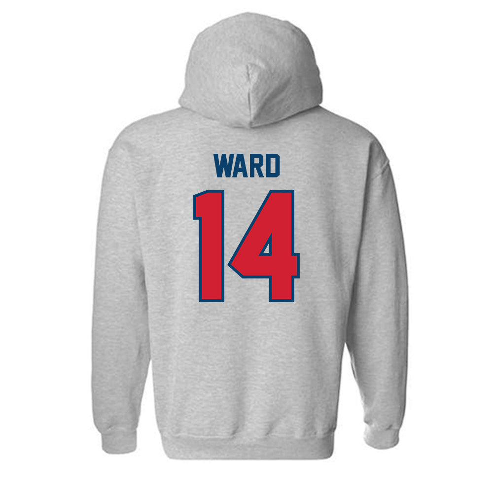 Radford - NCAA Baseball : James Ward - Classic Shersey Hooded Sweatshirt-1