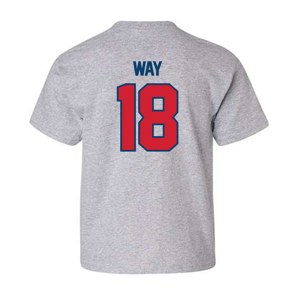 Radford - NCAA Baseball : Trey Way - Classic Shersey Youth T-Shirt-1