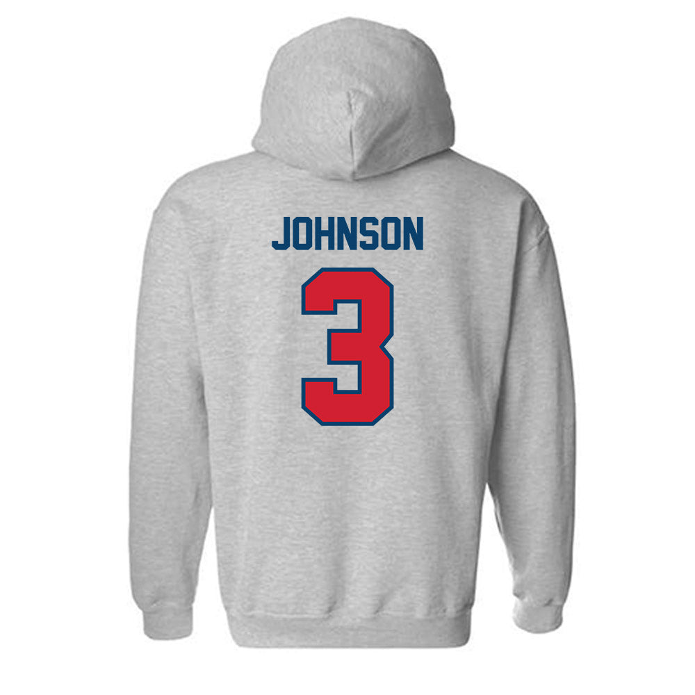 Radford - NCAA Men's Basketball : Jaylon Johnson - Classic Shersey Hooded Sweatshirt-1