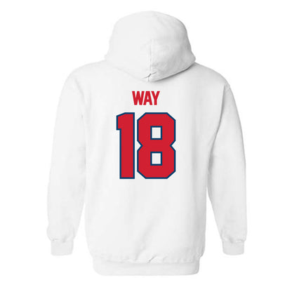 Radford - NCAA Baseball : Trey Way - Classic Shersey Hooded Sweatshirt-1