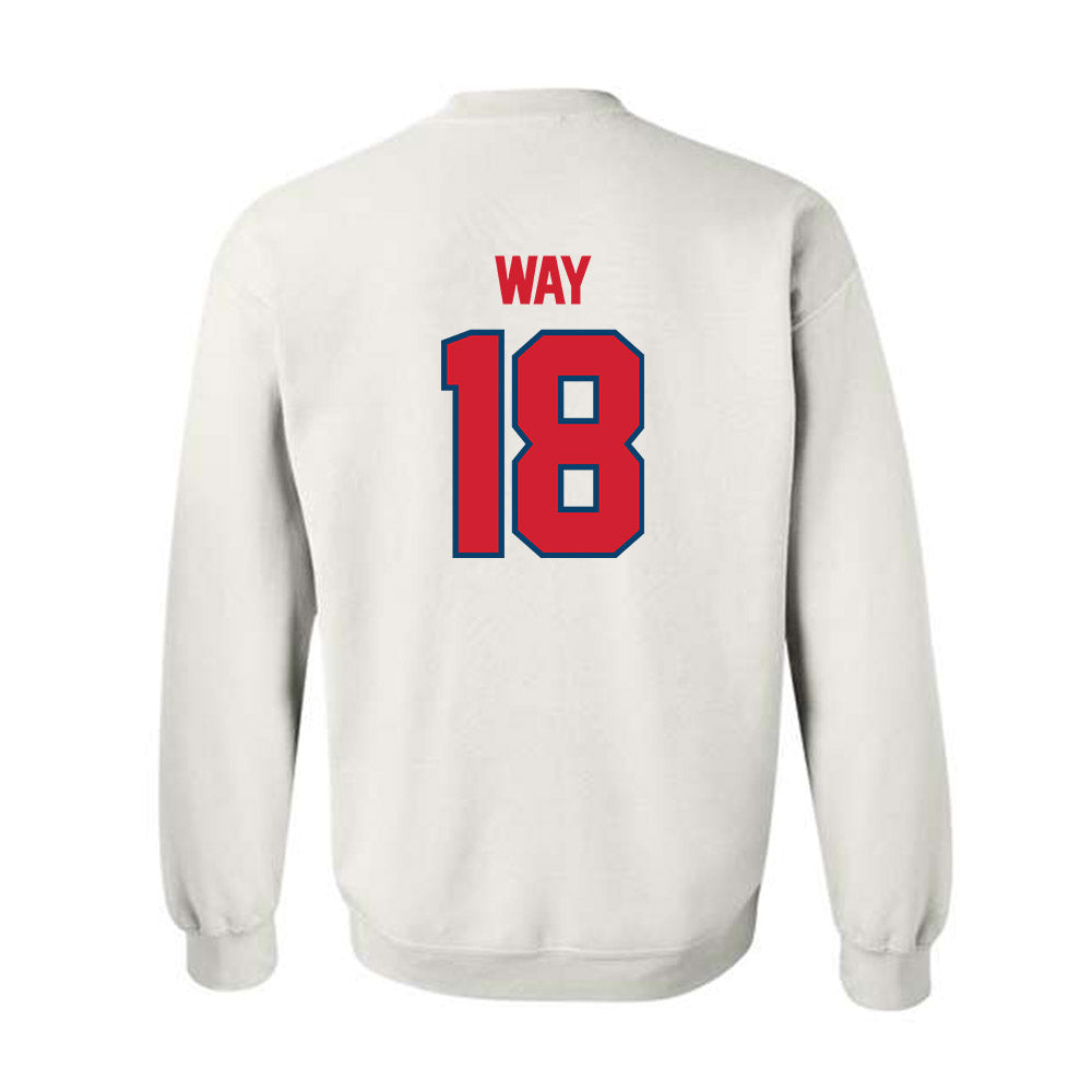 Radford - NCAA Baseball : Trey Way - Classic Shersey Crewneck Sweatshirt-1