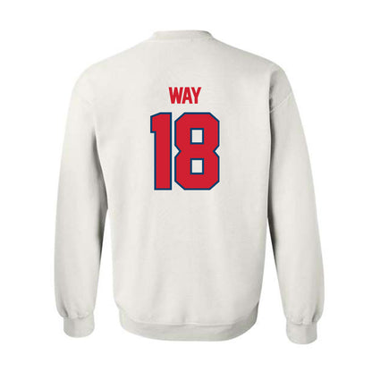 Radford - NCAA Baseball : Trey Way - Classic Shersey Crewneck Sweatshirt-1