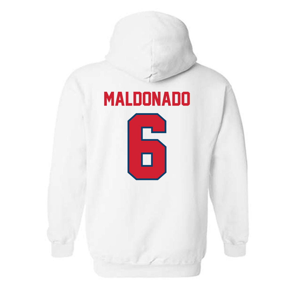 Radford - NCAA Men's Soccer : Jan Maldonado - Classic Shersey Hooded Sweatshirt-1