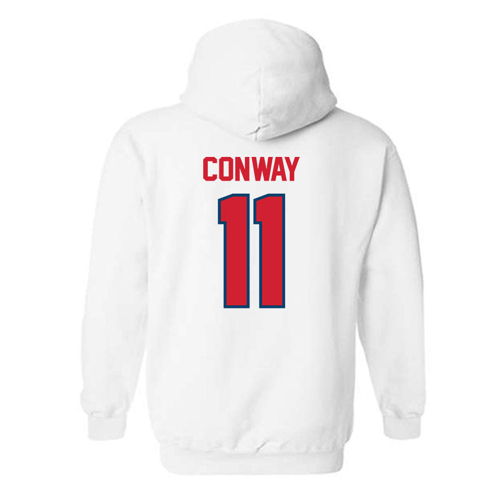 Radford - NCAA Men's Soccer : Devin Conway - Classic Shersey Hooded Sweatshirt-1