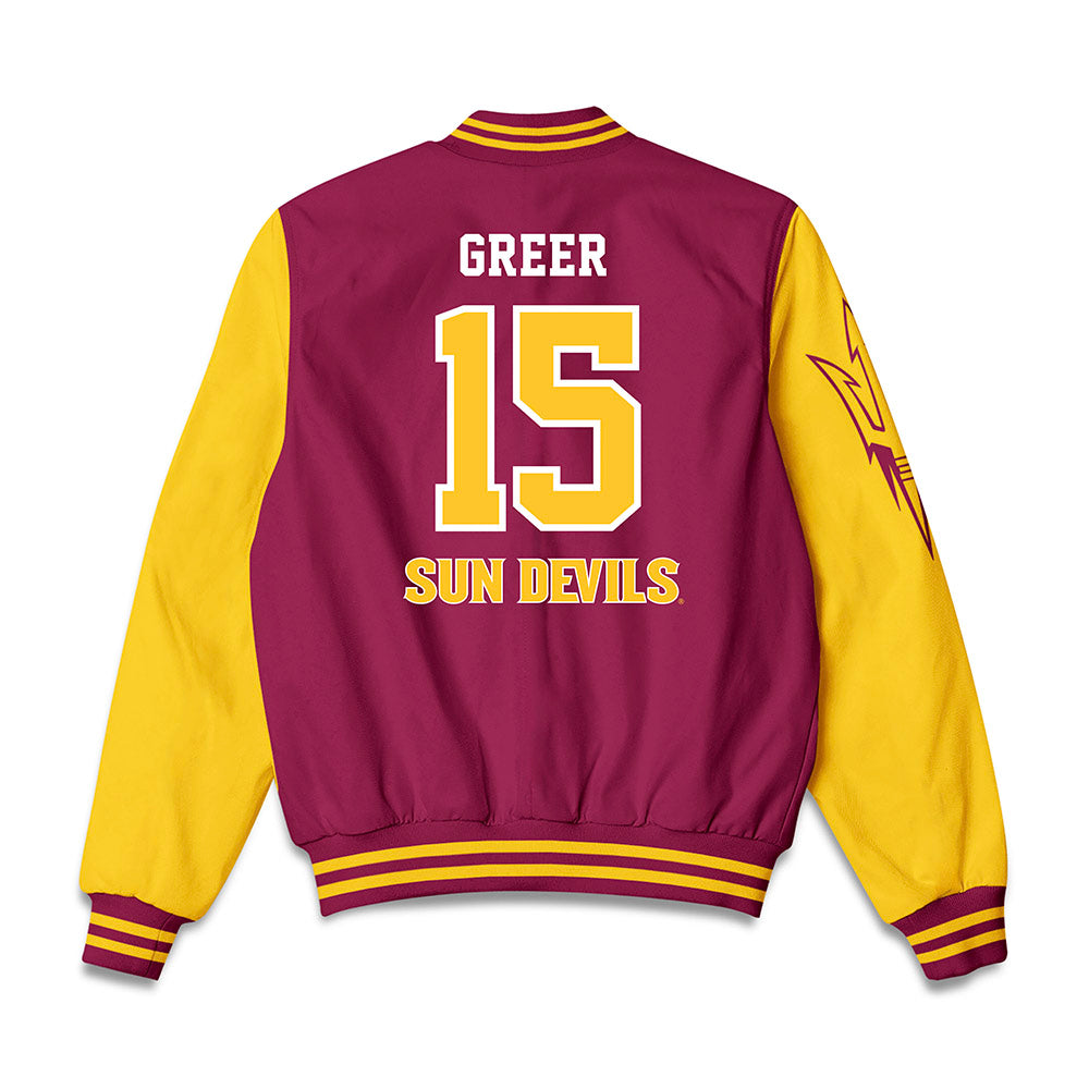 Arizona State - NCAA Women's Basketball : Heavenly Greer - Bomber Jacket