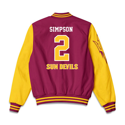 Arizona State - NCAA Women's Soccer : emilie simpson - Bomber Jacket