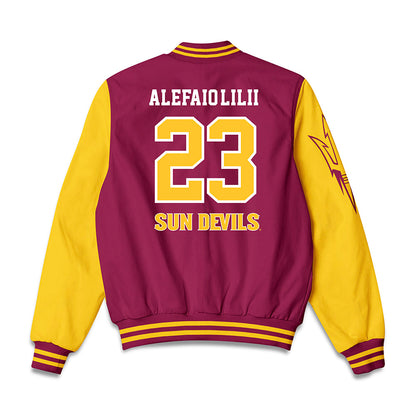 Arizona State - NCAA Football : Benjamin Alefaio-Lilii - Bomber Jacket-1