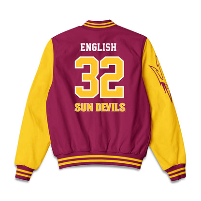 Arizona State - NCAA Football : Deric English - Bomber Jacket