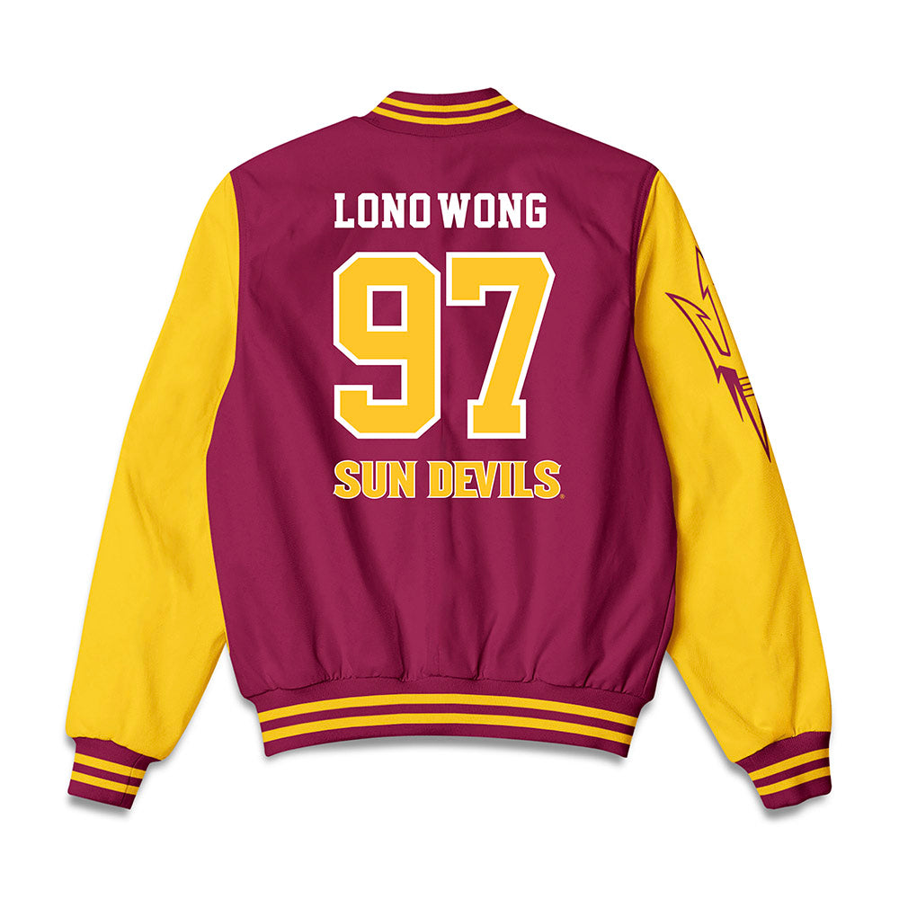 Arizona State - NCAA Football : Blazen Lono-Wong - Bomber Jacket-1