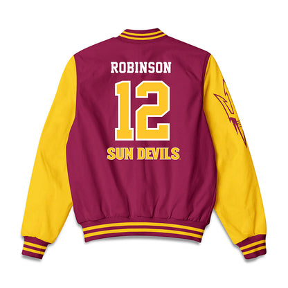 Arizona State - NCAA Football : Javan Robinson - Bomber Jacket-1