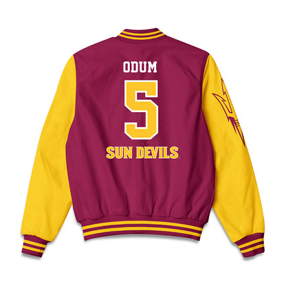 Arizona State - NCAA Men's Basketball : Maurice Odum - Bomber Jacket-1
