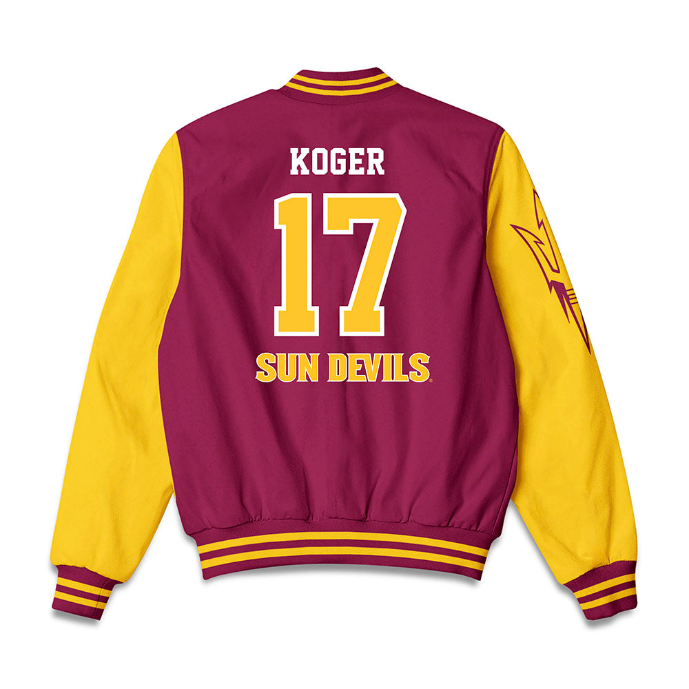 Arizona State - NCAA Baseball : Will Koger - Bomber Jacket